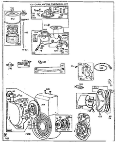 Part Location Diagram of 93105 Briggs and Stratton DISCONTINUED